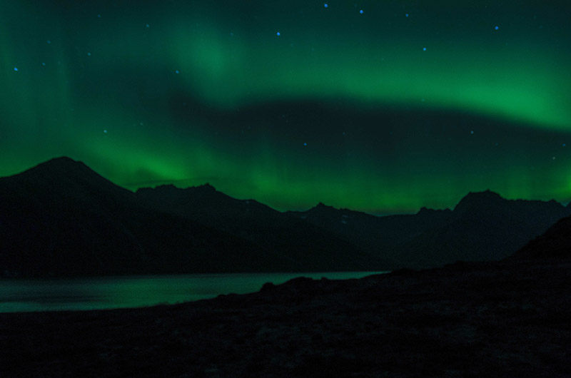 02 - Groenlandia - aurora boreal - fiordo Tasermiut - campamento Tasermiut